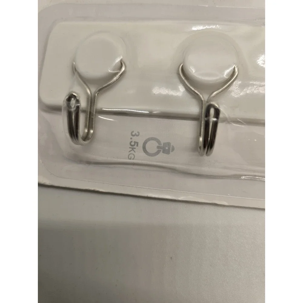 Strong Adhesive Sticky‎ Hooks Heavy Duty Wall Stainless Hook Hanger 7 hooks